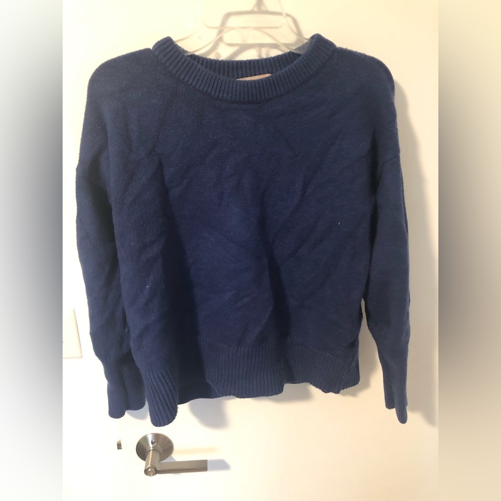 Navy blue sweater